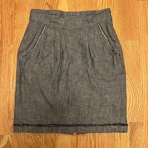 Anthropologie High waisted pencil skirt